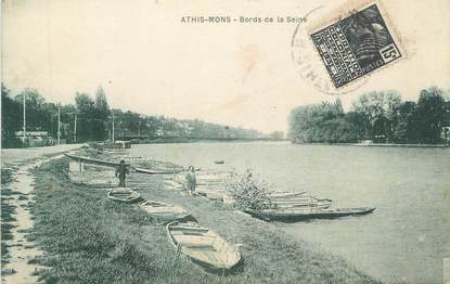 CPA FRANCE 91 " Athis Mons, Bords de la Seine"