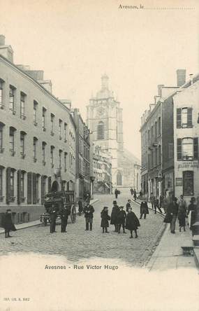 CPA FRANCE 62 "Avesnes, rue Victor Hugo"