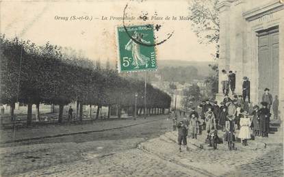 CPA FRANCE 91 " Orsay, La promenade de la Place de la Mairie"
