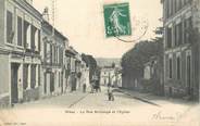 91 Essonne CPA FRANCE 91 " Orsay, La Rue Archangé et l'Eglise"