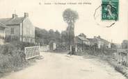 91 Essonne CPA FRANCE 91 " Lozère, Le passage à niveau côté d'Orsay"