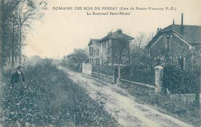 CPA FRANCE 91 "Domaine du Bois du Perray, Le Boulevard St Michel"