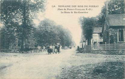 CPA FRANCE 91 "Domaine du Bois du Perray, La Route de Ste Geneviève"
