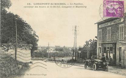 CPA FRANCE 91 "Longpont St Michel, Restaurant Le Pavillon"