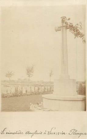 CARTE PHOTO FRANCE 59 "Lauwin Planque, le cimetière anglais"