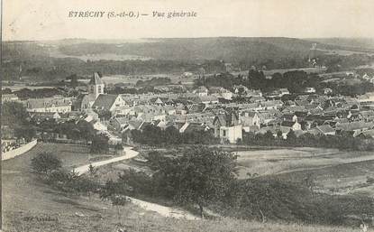 CPA FRANCE 91 "Etrechy, Vue générale"