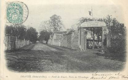 CPA FRANCE 91 "Draveil, Forêt de Sénart, Porte de l'Ermitage"