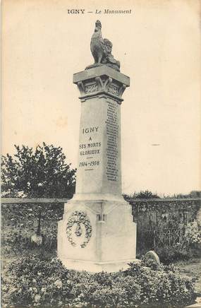 CPA FRANCE 91 "Igny, le monument aux morts"