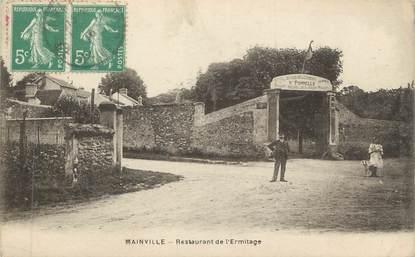 CPA FRANCE 91 "Mainville, Restaurant de l'Ermitage"