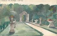 91 Essonne CPA FRANCE 91 "Jeurre, L'entrée du château" / CARTE PEINTE