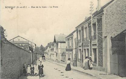 CPA FRANCE 91 "Bouray, Rue de la Gare, La Poste"