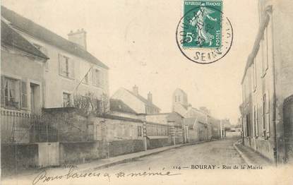 CPA FRANCE 91 "Bouray, Rue de la Mairie"