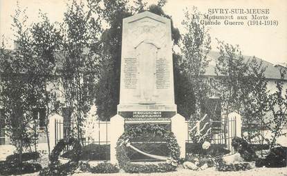 CPA FRANCE 55 "Sivry sur Meuse, le monument aux morts"