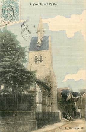 CPA FRANCE 91 "Angerville, L'église"