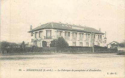 CPA FRANCE 91 "Angerville, La fabrique de parapluies et d'ombrelles"