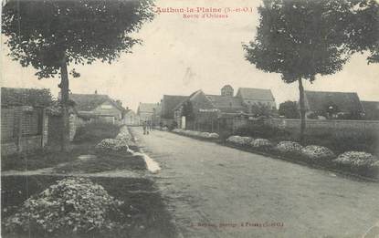 CPA FRANCE 91 "Authon la Plaine, Route d'Orléans"