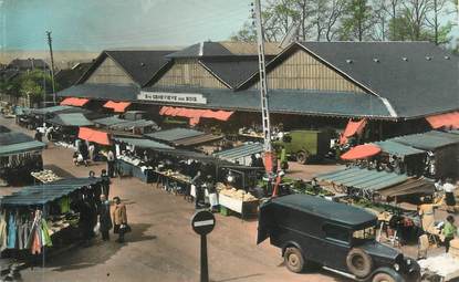 CPSM FRANCE 91 "Ste Geneviève des Bois, Le marché"