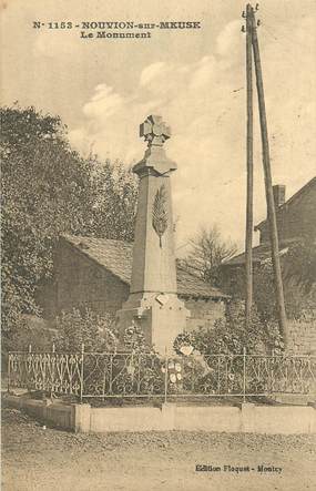 CPA FRANCE 08 "Nouvion sur Meuse, le monument aux morts"