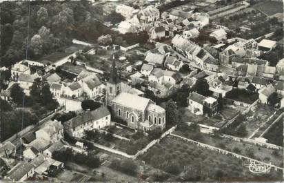 CPSM FRANCE 91 "St Michel sur Orge, Vue aérienne sur l'église"