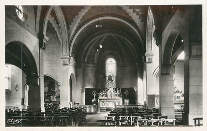 CPSM FRANCE 91 "Vigneux sur Seine, Intérieur de l'église"