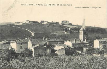 CPA FRANCE 69 " Ville sur Jarnioux et St Roch"