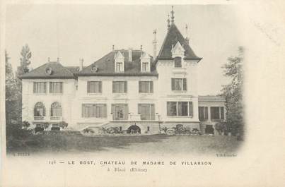 CPA FRANCE 69 " Le Bost, Le Château de Mme de Villarson"