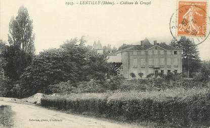 CPA FRANCE 69 " Lentilly, Château de Cruzol"