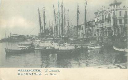 CPA GRECE "Salonique, le quai"