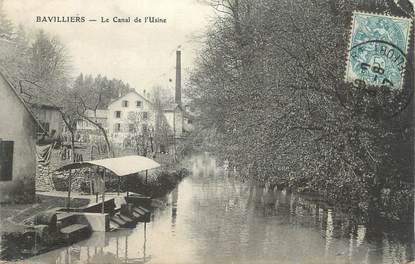 CPA FRANCE 90 " Bavilliers, Le canal de l'usine"