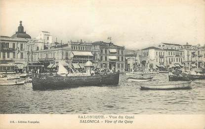 CPA GRECE "Salonique, vue du quai"