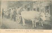 Grece CPA GRECE "Chariots transportant du vin au camp des Alliés à Salonique"