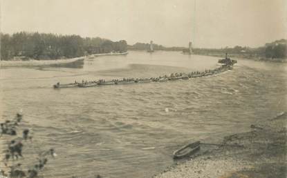 CARTE PHOTO MILITAIRE "Pontonniers"