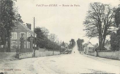 CPA FRANCE 27 " Pacy sur Eure, Route de Paris"