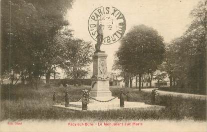 CPA FRANCE 27 " Pacy sur Eure, Le monument aux morts"