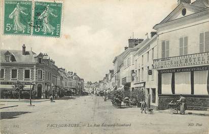 CPA FRANCE 27 " Pacy sur Eure, Rue Edouard Isambard"