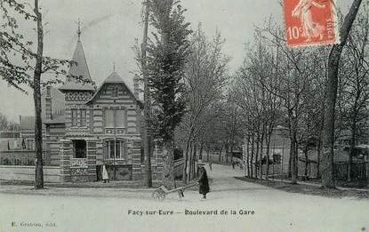 CPA FRANCE 27 " Pacy sur Eure, Boulevard de la Gare"