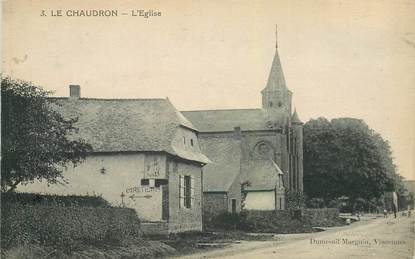 CPA FRANCE 02 "Le Chaudron, L'Eglise"