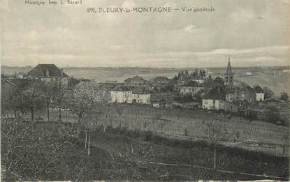 CPA FRANCE 71 "Fleury la Montagne, vue générale"