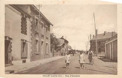 CPA FRANCE 44 " Vallet, Rue d'Ancenis"