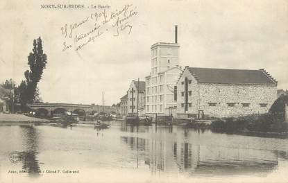 CPA FRANCE 44 " Nord sur Erdre, Le bassin"