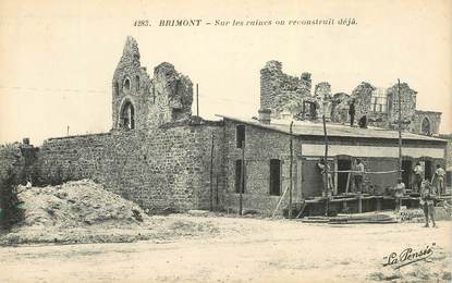 CPA FRANCE 51 "Brimont, sur les ruines "