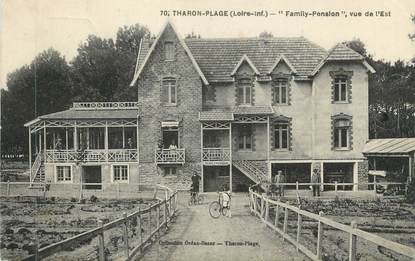 CPA FRANCE 44 " Tharon Plage, Familly Pension"