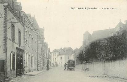 CPA FRANCE 44 " Riaillé, Rue de la Poste"