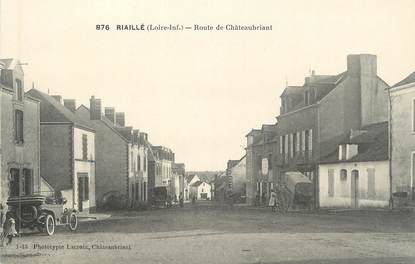 CPA FRANCE 44 " Riaillé, Route de Châteaubriant"