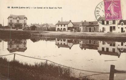 CPA FRANCE 44 " Blain , Le canal et le quai du port"