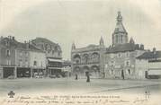 86 Vienne CPA FRANCE 86 " Civray, Eglise St Nicolas et Place d'Armes"