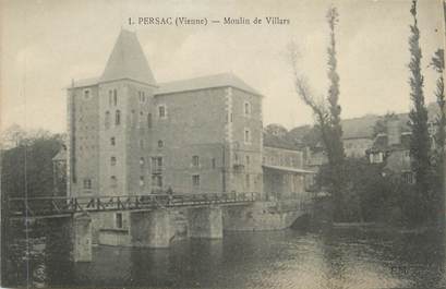 CPA FRANCE 86 " Persac, Moulin de Villars"