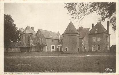 CPA FRANCE 86 " Rouillé, Le château"