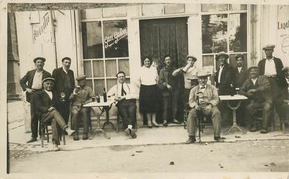 CARTE PHOTO  FRANCE 34 "Capestang, Hotel de la Paix, rue Jean  Jaurès"