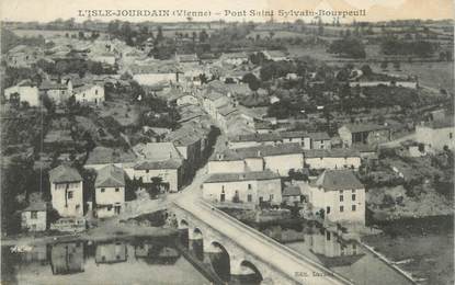 CPA FRANCE 86 " L'Isle Jourdain, Pont St Sylvain Bourpeuil"